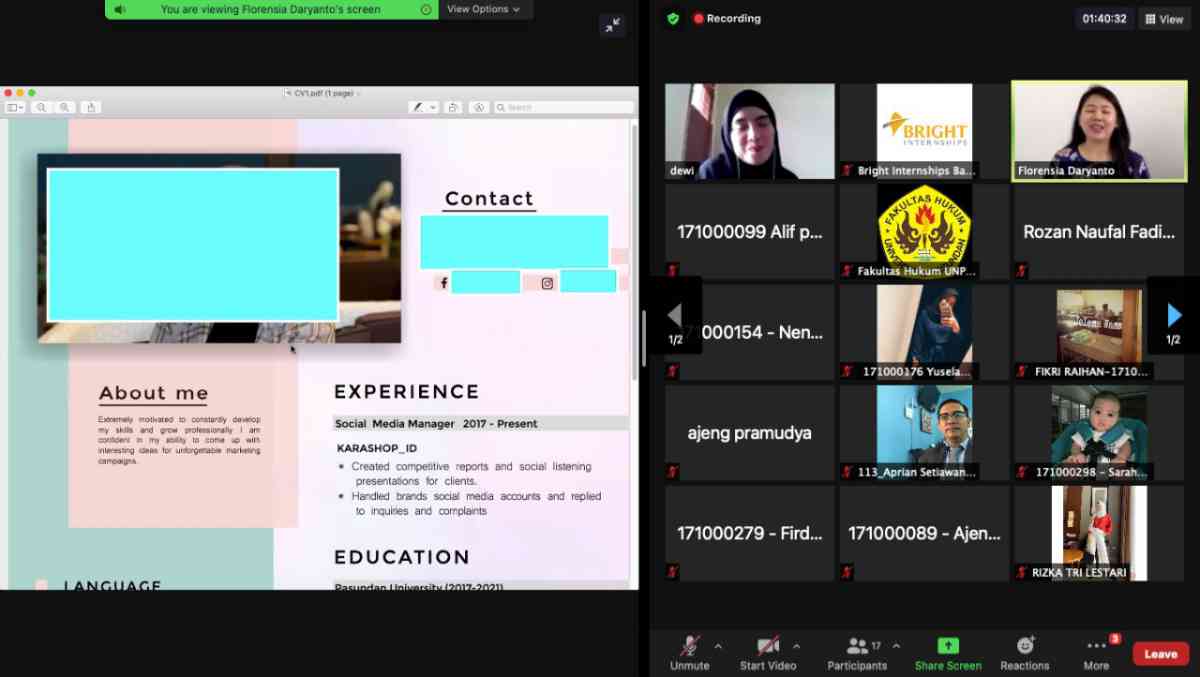 Pelatihan Karir Universitas