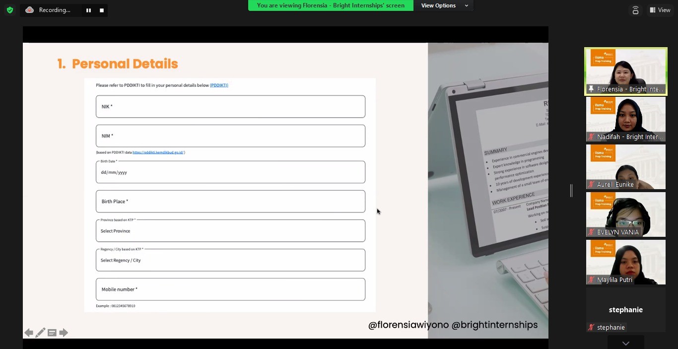 Dokumentasi Kelas IISMA Prep Training: Application Essay 31 Januari 2024