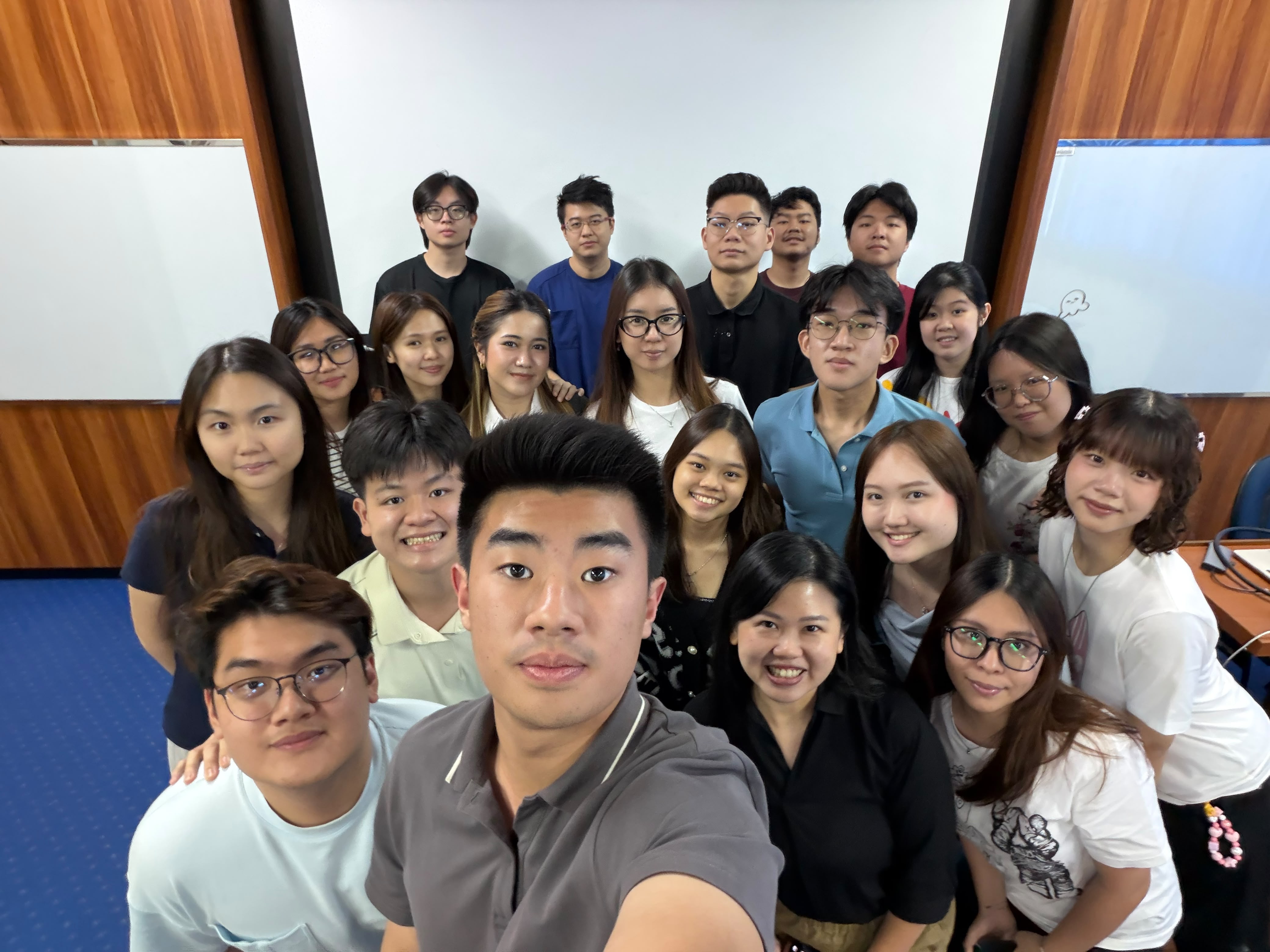 Photo of Ms. Florensia with students