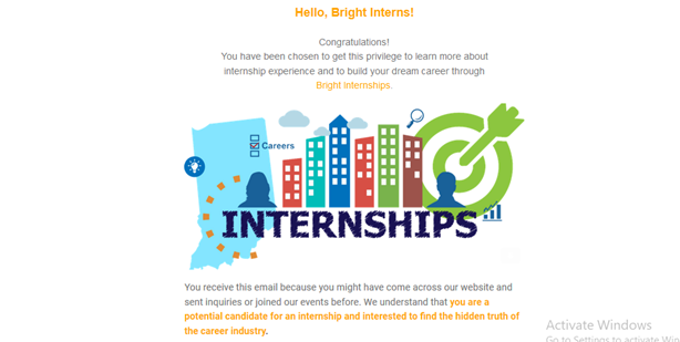 Bright Internships Newsletter: Receive Our Newsletter
