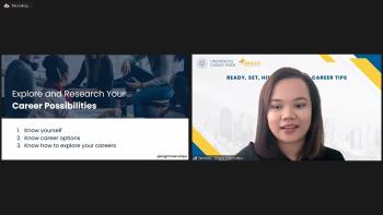 Event Documentation of Webinar & Info Session Bright Internships at Universitas Gadjah Mada